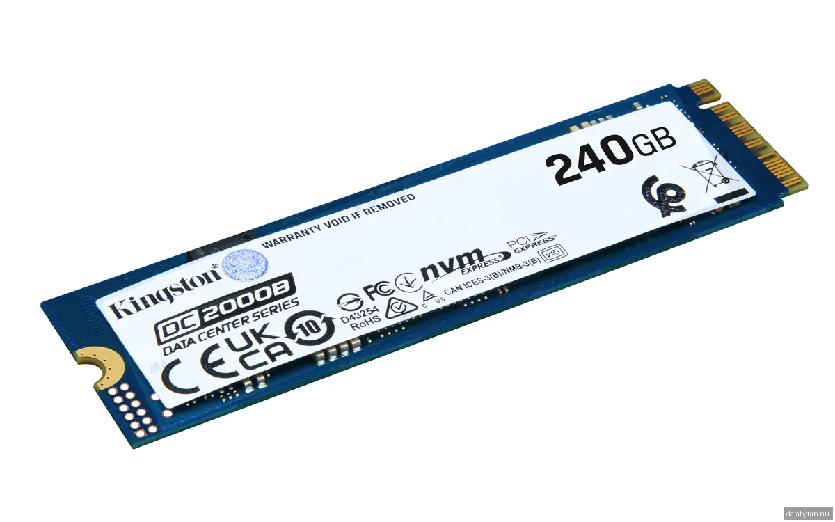 Kingston DC2000B DataCenter SSD - 240GB - PCIe 4.0 - M.2 2280