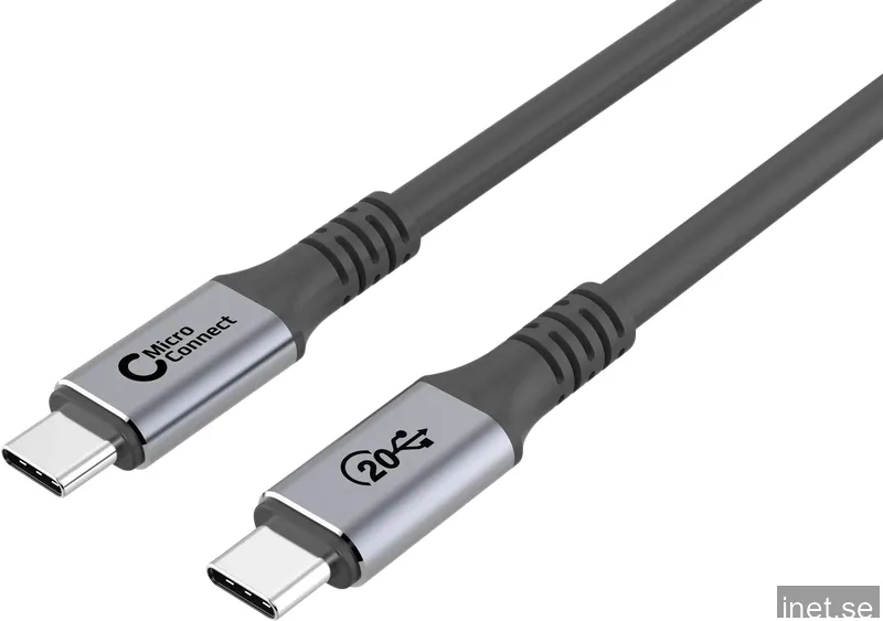 MicroConnect Premium USB - C to C 100W, 20gbps, 1m