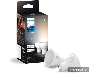 Philips Hue WA smart lampa 4.2W GU10 2 st