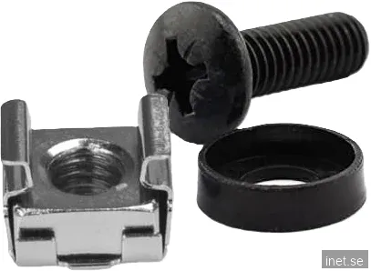 Lanview by Logon - Kit med skruvar och korgmuttrar (M6) (paket om 20 delar)