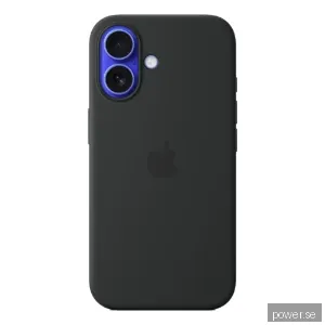 Apple iPhone 16 Silicone Case / MagSafe - Black (Fyndvara - Klass 1)