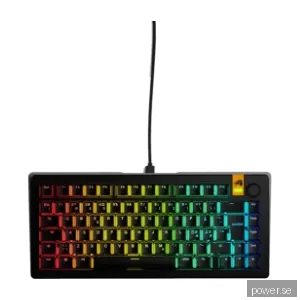 Glorious GMMK 3 HE 75% Förbyggt gamingtangentbord - Glorious Fox HE Linjär, svart