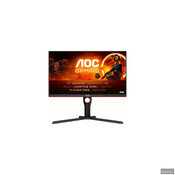 27" AOC Q27G3XMN/BK - 2560x1440 (QHD) - 180Hz - VA