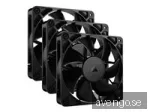 Corsair RS120 3-pack - Chassi fläkt - 120mm - Svart - 36 dBA