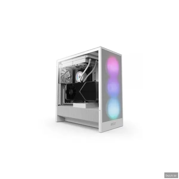 NZXT H5 Flow RGB (2024) - Chassi - Miditower - Vit