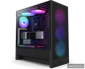 NZXT H5 Flow RGB (2024) - Chassi - Miditower - Svart