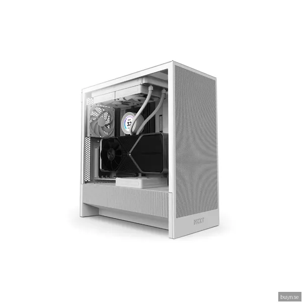 NZXT H5 Flow (2024) - White - Chassi - Miditower - Vit