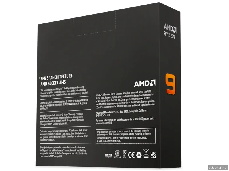 AMD Ryzen 9 9900X CPU -B-Grade
