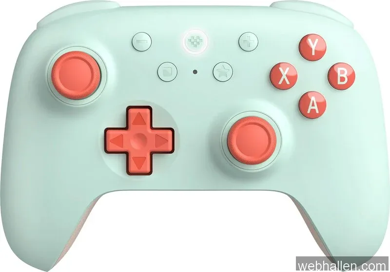 8Bitdo Ultimate 2C 2.4G Trådlös Kontroll Hall Effect - Mint