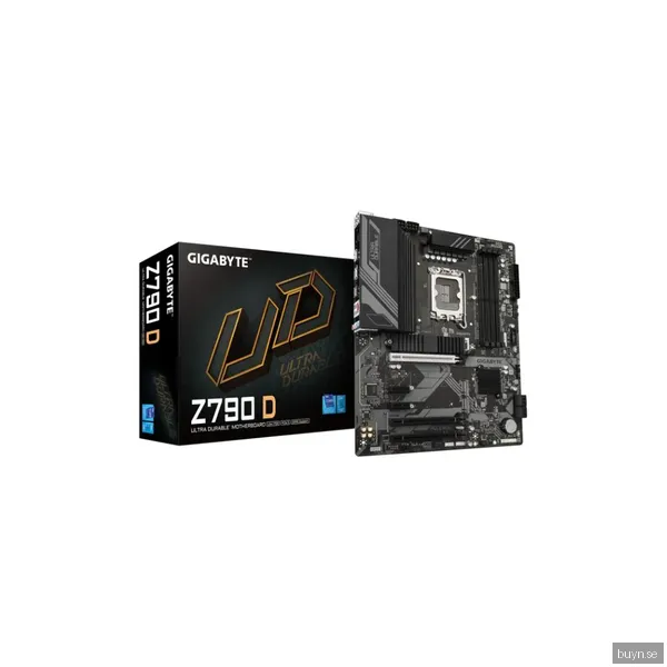 GIGABYTE Z790 D Moderkort - Intel Z790 - Intel LGA1700 socket - DDR5 RAM - ATX
