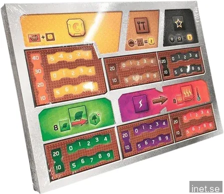 Terraforming Mars: Dual Layer Playerboards