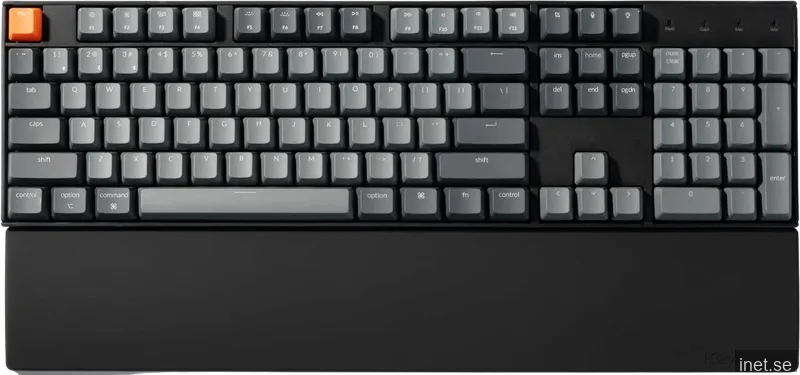 Keychron Silicone Palmrest K10 series / C2 series - Handledsstöd - Svart