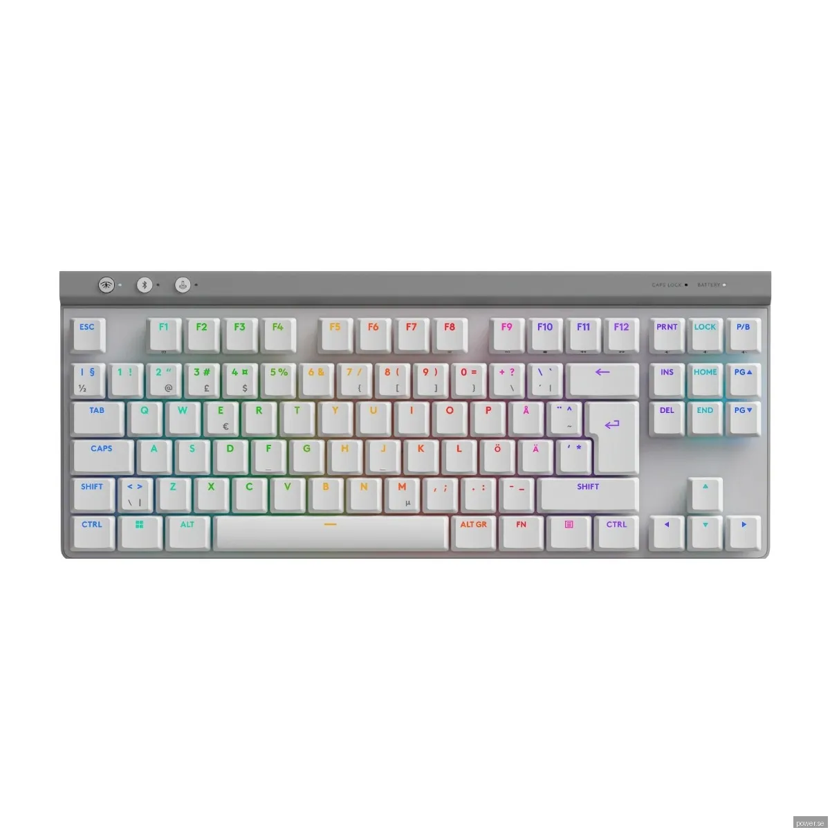 Logitech G515 Lightspeed TKL Vit - Tactile