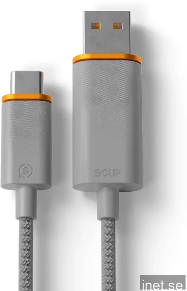Scuf USB-C Gaming Kabel 3.6m - Ljusgrå