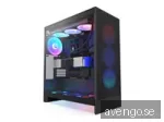 NZXT H7 Flow RGB (2024) - All Black - Chassi - Miditower - Svart