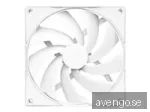 NZXT F140Q V2 Quiet Airflow - Chassi fläkt - 140mm - Vit