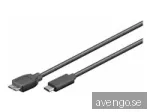 MicroConnect USB-C till Micro-B 0.6m