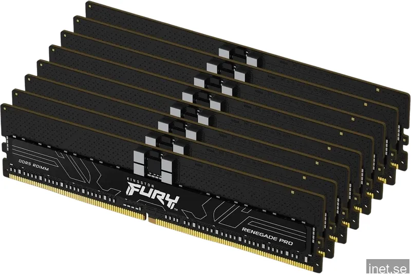 128 GB (8x16GB) DDR5-6000 Kingston FURY Renegade Pro CL32 ECC REG, AMD EXPO
