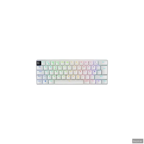 Logitech G PRO X 60 Lightspeed Trådlöst Gamingtangentbord [Tactile White] - Vit