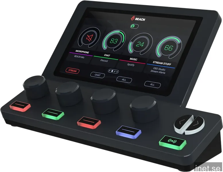 BEACN Audio Mixer Create till Streaming & Podcast - Svart