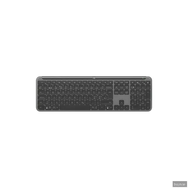 Logitech Signature Slim K950 - Graphite - Tangentbord - Nordisk - Grå