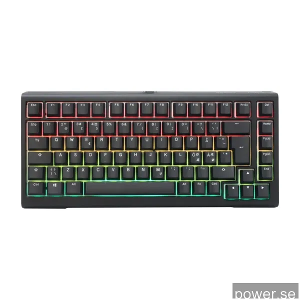 Ducky - Tinker75 Prebuilt ISO Svart Cherry MX Brown