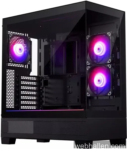 Phanteks XT View - Chassi - Miditower - Svart