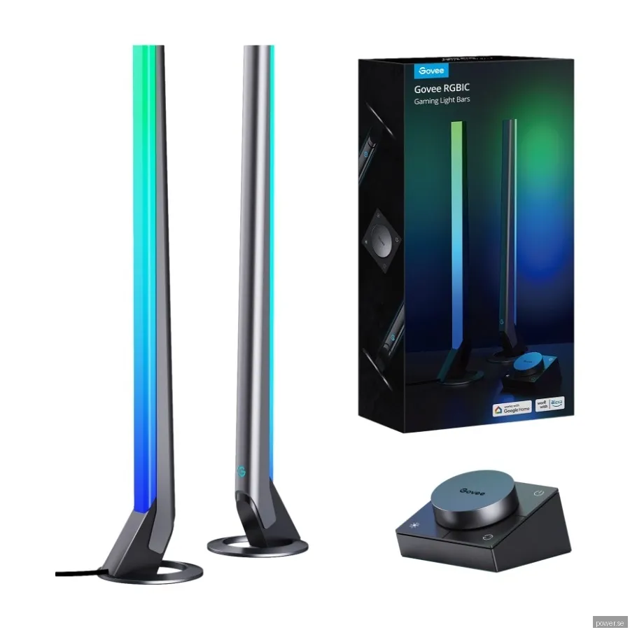 Govee RGBIC Wi-Fi Gaming Light Bars with Smart Controller