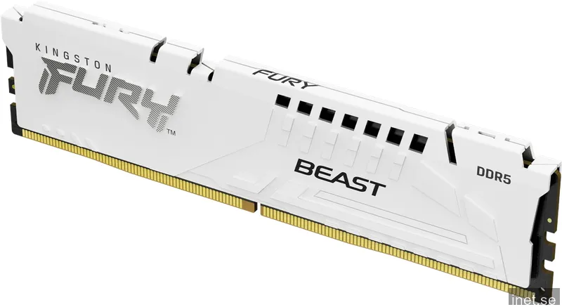 32 GB (1x32GB) DDR5-6000 Kingston FURY Beast White CL36, AMD EXPO - Vit