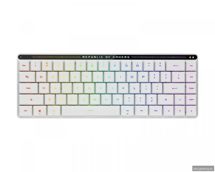 ASUS ROG Falchion RX Low Profile Optical trådlöst gamingtangentbord(vit) -B-Grade