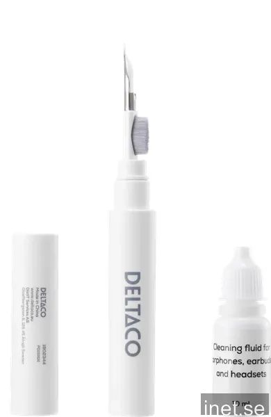 Rengörings-kit Deltaco CLP-100 för hörlurar, öronsnäckor och headsets
