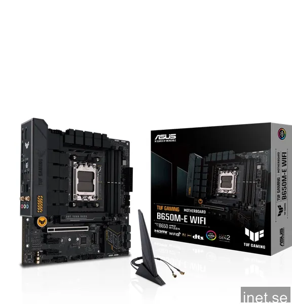 ASUS TUF GAMING B650M-E WIFI Moderkort - AMD B650 - AMD AM5 socket - DDR5 RAM - Micro-ATX