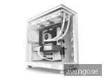 NZXT H6 Flow Compact Dual Chamber - Matte White - Chassi - Miditower - Vit