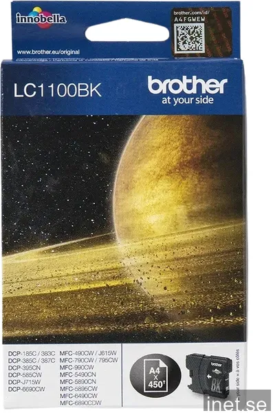 Brother LC1100BK - Svart