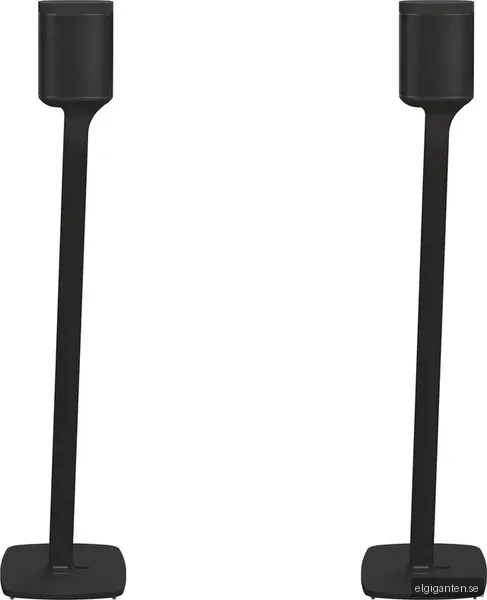 Flexson golvstativ för Sonos One/Play:1 högtalare - par (svart)