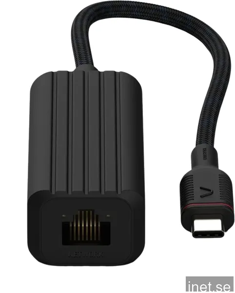 Unisynk USB-C- till Ethernet-adapter 10379 (svart)