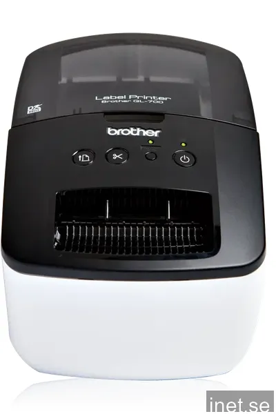 Brother QL-700, 300x300 dpi, direkttermo, 62mm rulle, USB