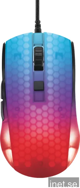 Deltaco Gaming DM310 Semi-Transparent RGB Gamingmus - Svart (DEMO)