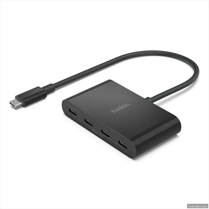 Belkin Connect USB-C hubb (4 portar)