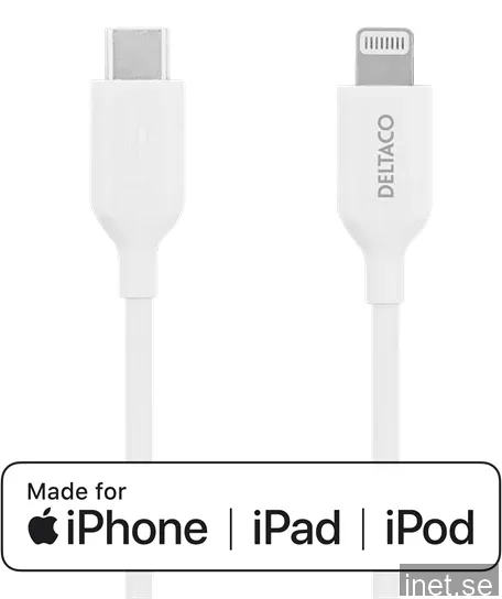 DELTACO - Lightning-kabel