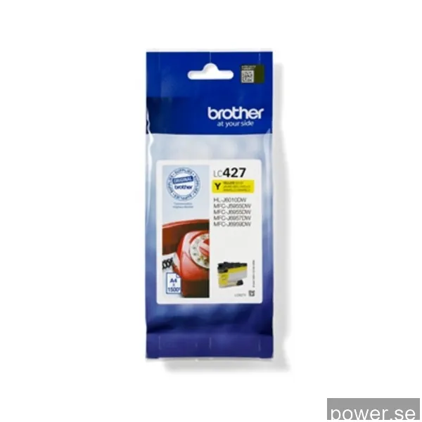 Brother LC-427Y bläckpatron, gul