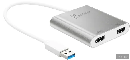 j5create USB 3.0 Type-A to Dual HDMI - 20cm