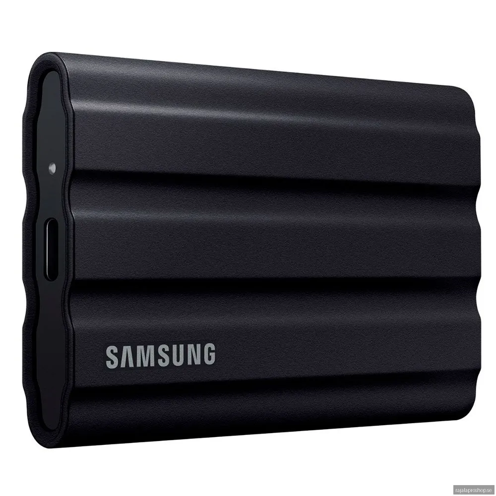 Samsung Portable SSD T7 Shield - 4TB - Svart - Extern SSD - USB 3.2 Gen 2