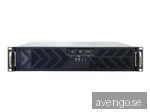 Chieftec 19" 2HE UNC-210T-B-U3-OP ATX - Chassi - Server (Rack) - Svart