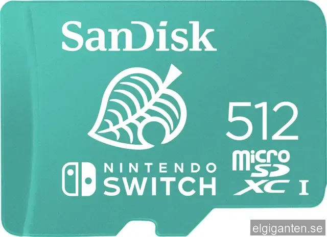 SanDisk 512GB microSDXC minneskort för Nintendo Switch