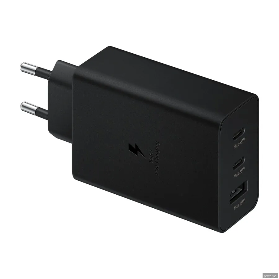 Samsung 65W Power Adapter Trio - Black