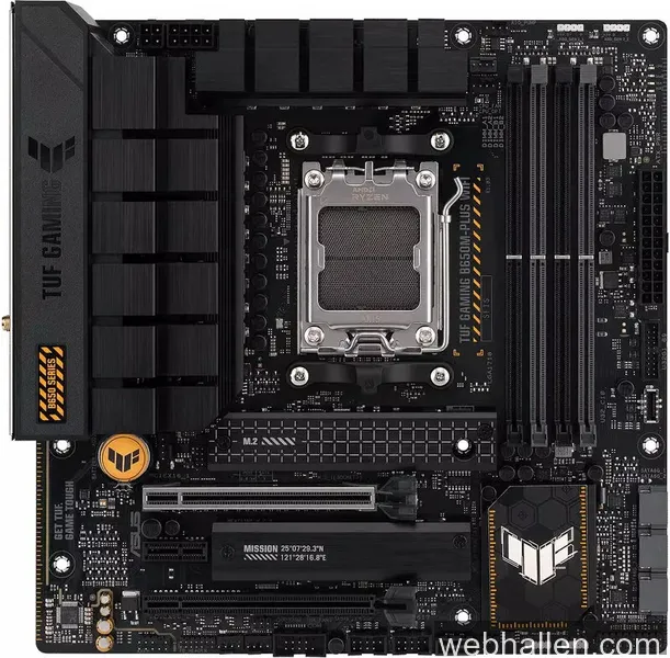 ASUS TUF GAMING B650M-PLUS WIFI Moderkort - AMD B650 - AMD AM5 - DDR5 RAM - Micro-ATX