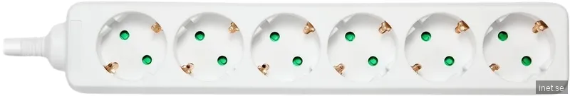 Deltaco GT-0602 - power strip - 3680 Watt