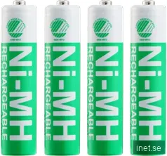 Deltaco battery - Nordic Swan ecolabelled - 4 x AAA / HR03 - NiMH