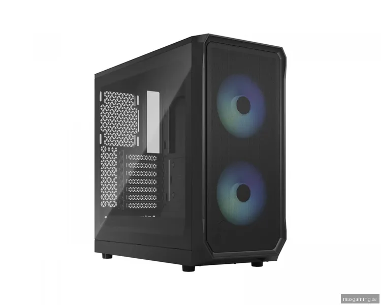 Fractal Design Focus 2 RGB - Black TG Clear Tint - Chassi - Miditower - Svart